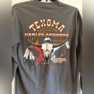 Harley-Davidson Texoma Skull Graphic Longsleeve Womens Medium